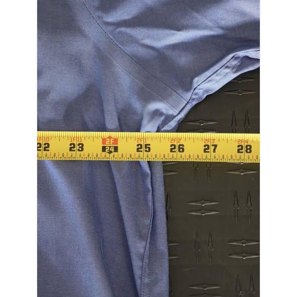 Izod Men's 2XL Long Sleeve Button Shirt Blue - Picture 9 of 11